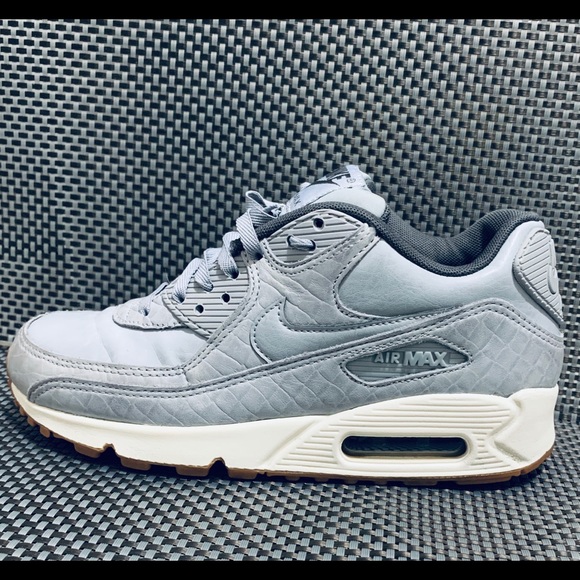 (SOLD-eb) Nike Air Max 90 • Premium Wolf Grey - Picture 2 of 11
